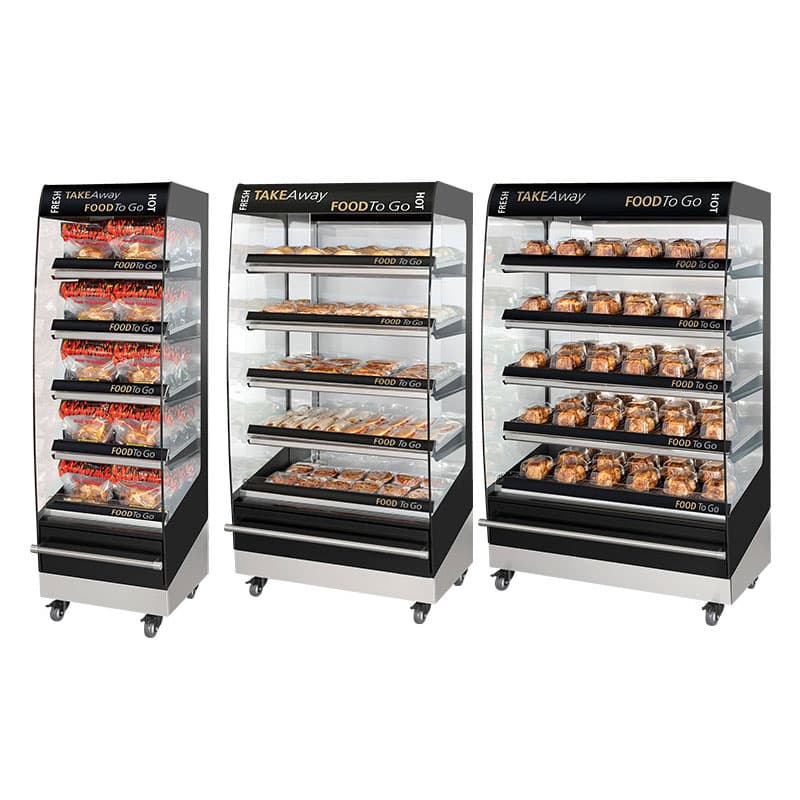 Image of a 5-level multi deck display unit | 5-LEVEL MULTI DECK | FoodServ