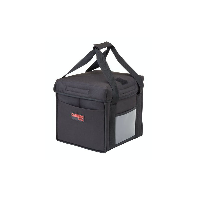 GOBAGS - FoodSERV. Image of a small black delivery bag | GOBAGS | FoodServ