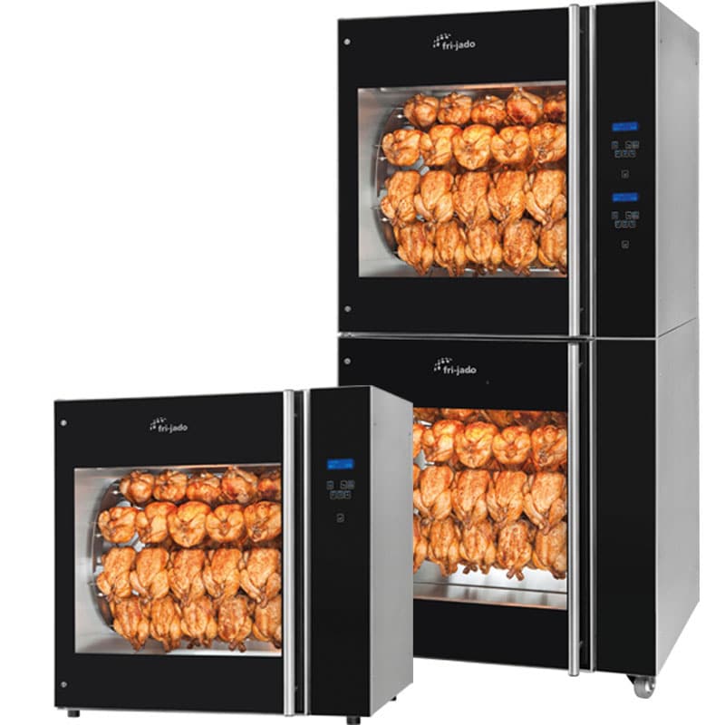 PROGRAMMABLE ROTISSERIES - FoodSERV. 2 images of programmable rotisserie units | PROGRAMMABLE ROTISSERIES | FoodServ